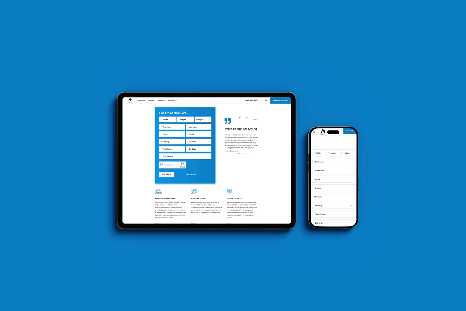 Floating Wilmaan UI card mockup on a dark background